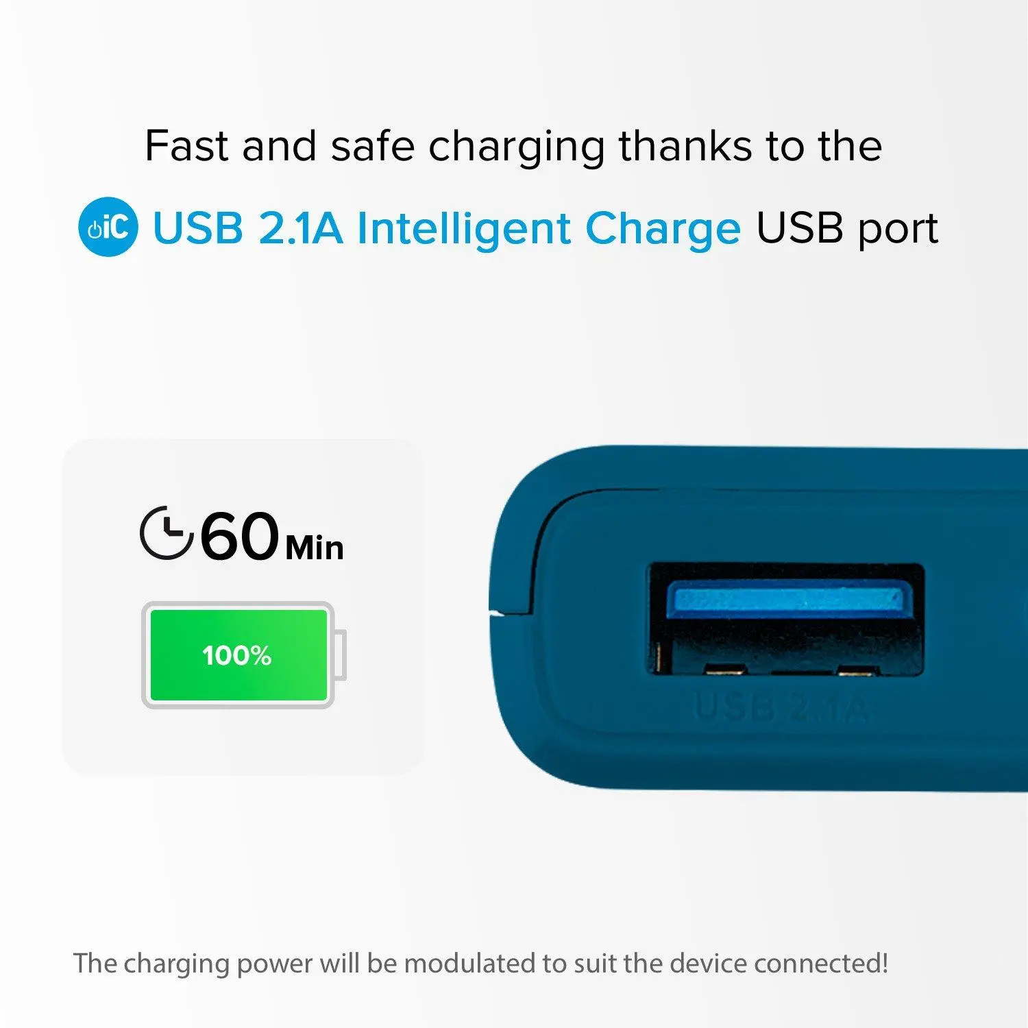 Powerbank SBS TTBB10000FASTA 10000mAh USB-C + micro USB 10W Niebieski