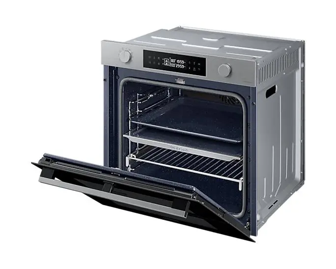 Piekarnik elektryczny parowy Samsung NV7B4545VAS Dual Cook Flex Termoobieg Zdalne sterowanie Srebrny-stal