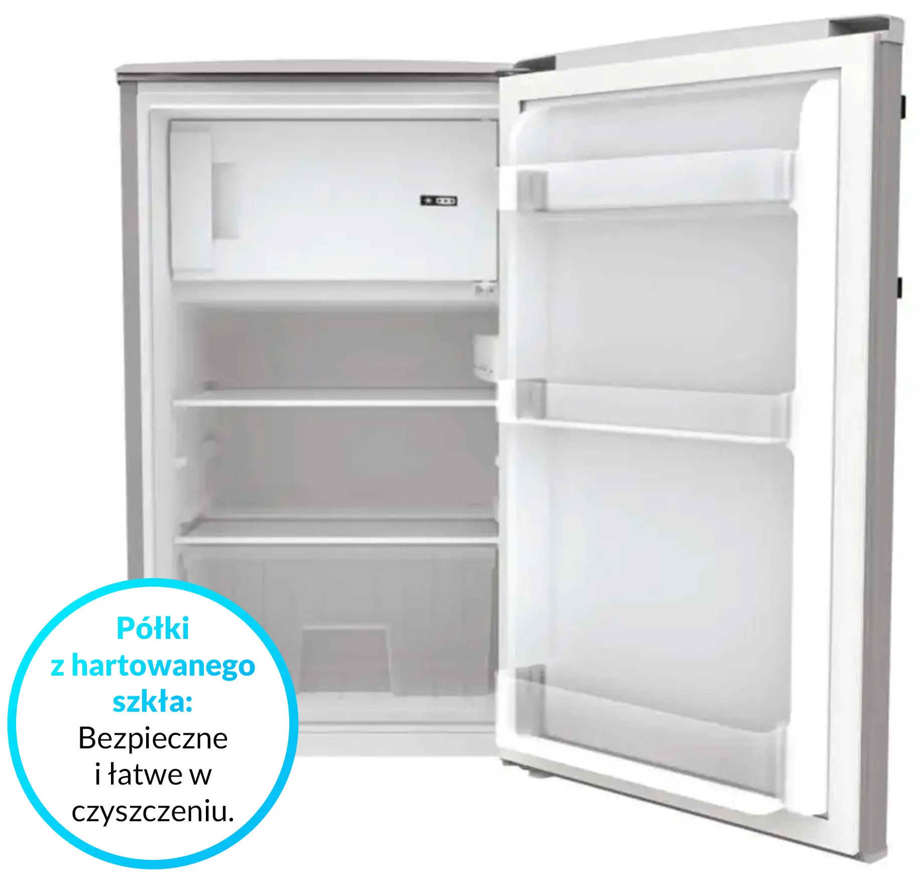 Lodówka Candy COT1S45ESH 84cm Srebrny