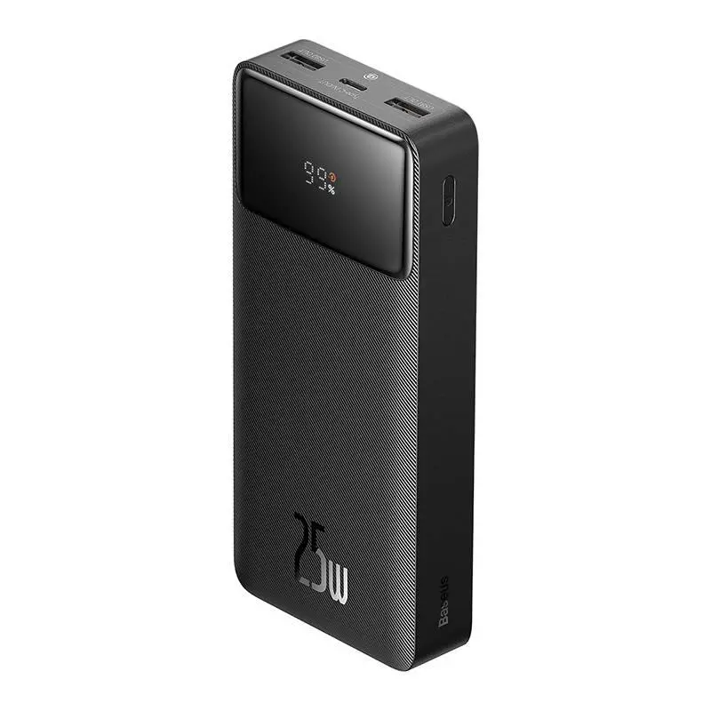 Powerbank Baseus PPBD020301 Bipow 20000mAh 2x USB USB-C 25W Czarny