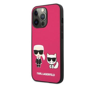 Etui Karl Lagerfeld Ikonik Karl & Choupette KLHCP13XPCUSKCP do iPhone 13 Pro Max