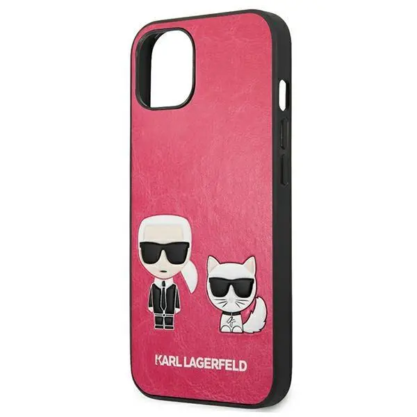 Etui Karl Lagerfeld Ikonik Karl & Choupette KLHCP13SPCUSKCP do iPhone 13 mini