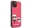 Etui Karl Lagerfeld Ikonik Karl & Choupette KLHCP13SPCUSKCP do iPhone 13 mini