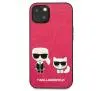 Etui Karl Lagerfeld Ikonik Karl & Choupette KLHCP13SPCUSKCP do iPhone 13 mini
