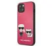 Etui Karl Lagerfeld Ikonik Karl & Choupette KLHCP13SPCUSKCP do iPhone 13 mini