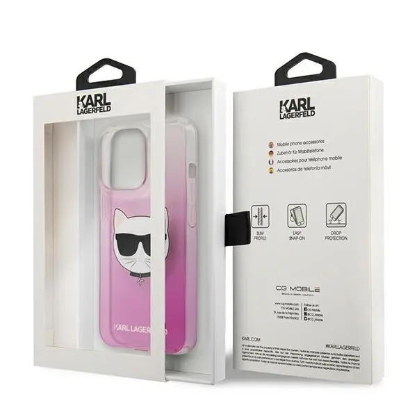 Etui Karl Lagerfeld Choupette Head KLHCP13XCTRP do iPhone 13 Pro Max