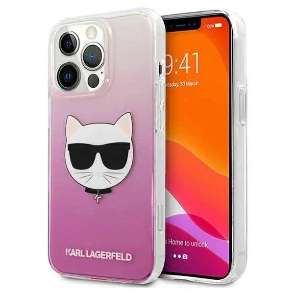 Etui Karl Lagerfeld Choupette Head KLHCP13XCTRP do iPhone 13 Pro Max
