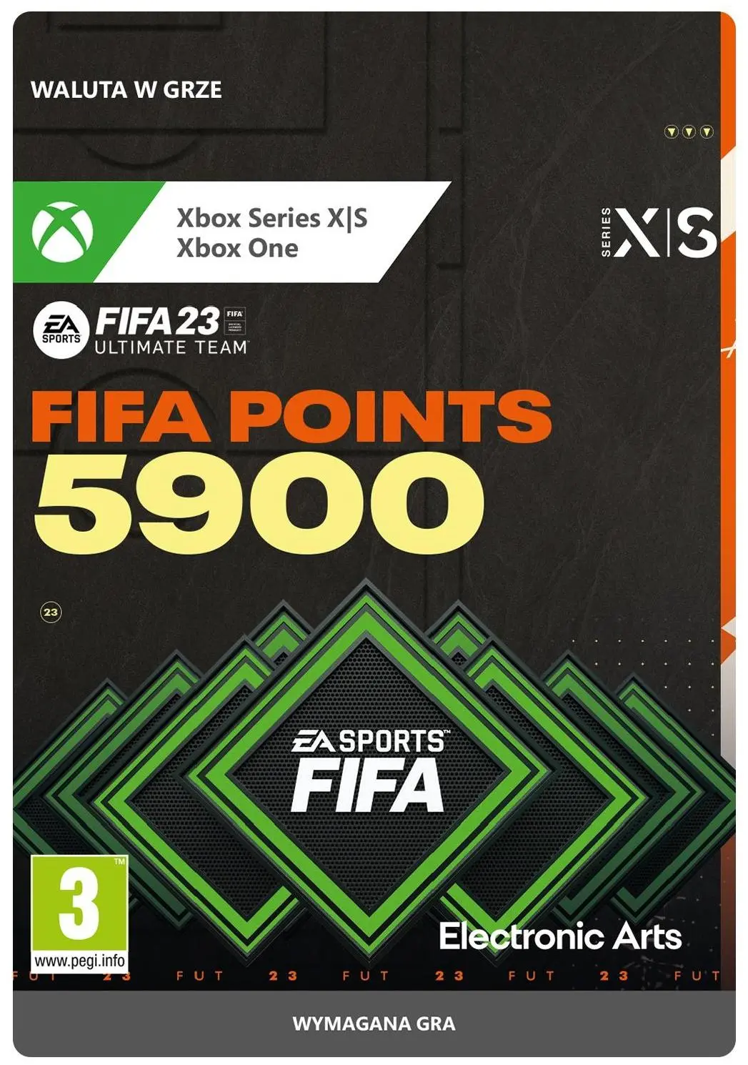 FIFA 23 - 5900 Punktów [kod aktywacyjny] Xbox One / Xbox Series X/S