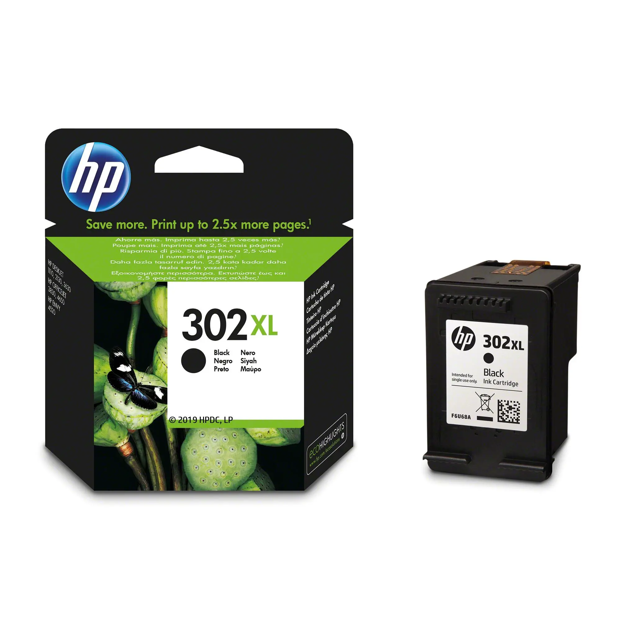 Tusz HP F6U68AE nr 302XL Czarny 8,5 ml