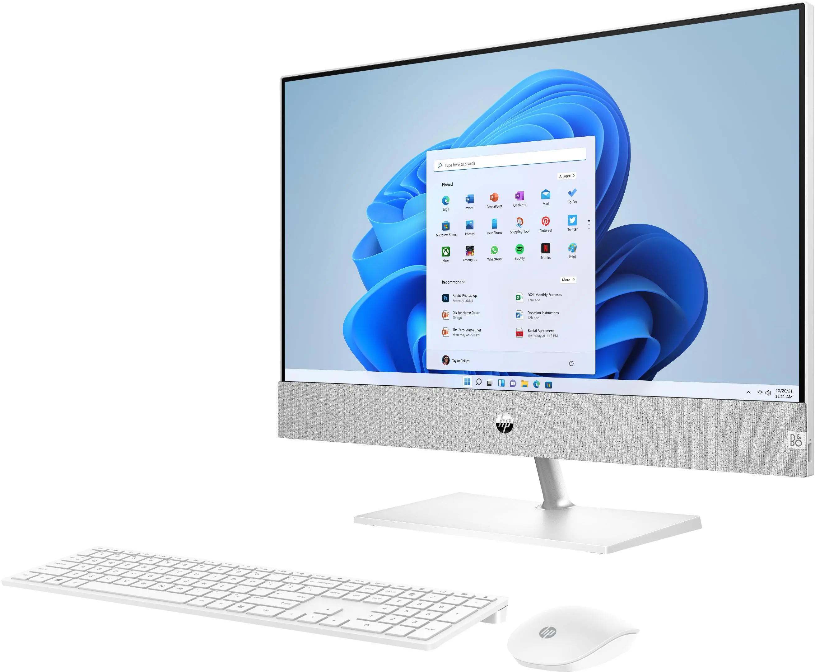 Komputer HP Pavilion 27-ca1082nw R7 5825U 27" 16GB RAM 1TB Dysk SSD Win11 Biały