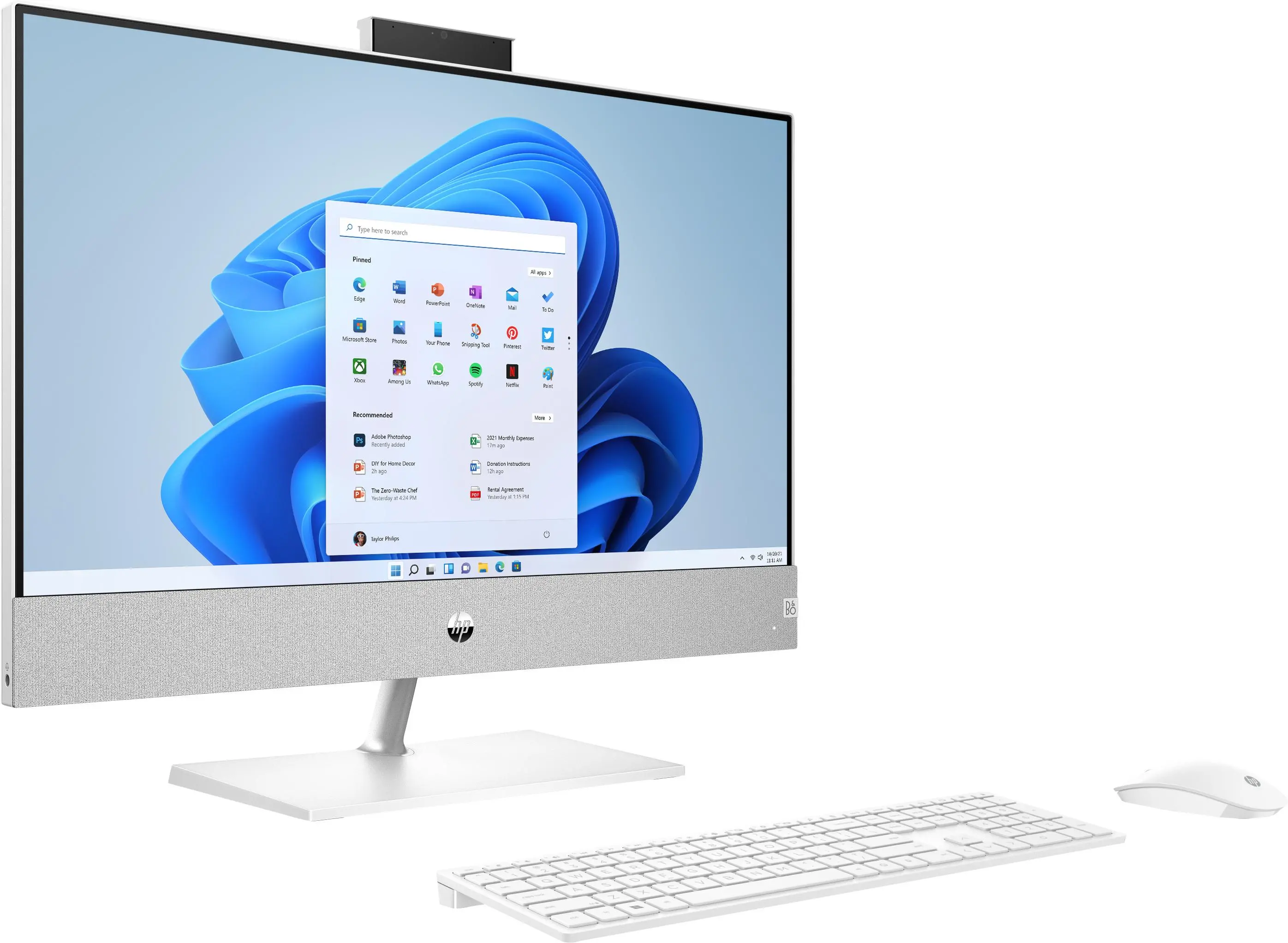 Komputer HP Pavilion 27-ca1082nw R7 5825U 27" 16GB RAM 1TB Dysk SSD Win11 Biały