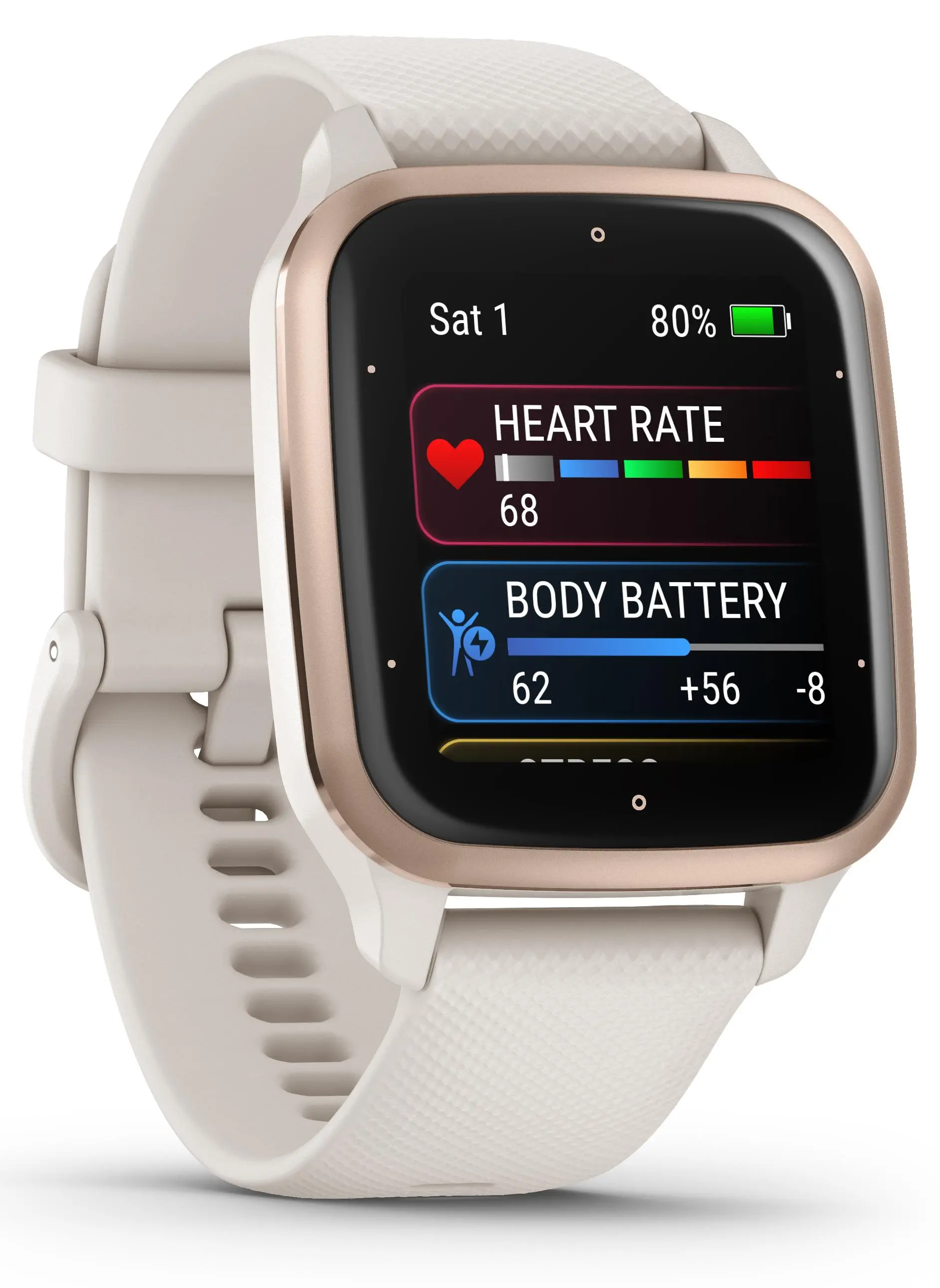 Smartwatch Garmin Venu Sq 2 Music Edition 40mm GPS Kremowy