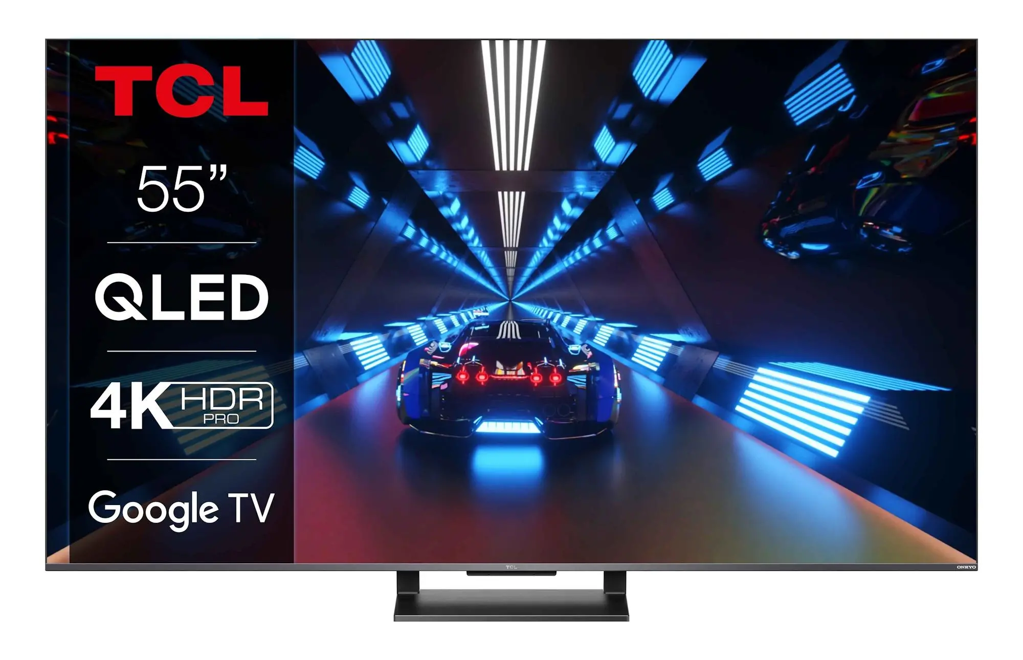 Telewizor TCL 55QLED860 55" QLED 4K 144Hz Google TV Dolby Vision IQ Dolby Atmos HDMI 2.1 DVB-T2