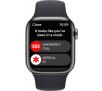 Smartwatch Apple Watch Series 8 GPS - Cellular 41mm koperta ze stali nierdzewnej grafitowy - pasek sportowy północ