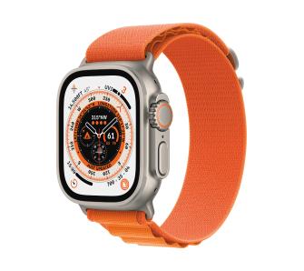 Smartwatch Apple Watch Ultra GPS - Cellular 49mm koperta tytanowa - opaska Alpine rozmiar M pomarańczowy