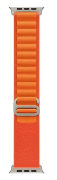 Opaska Apple Alpine w kolorze pomarańczowym do koperty 49 mm rozmiar M