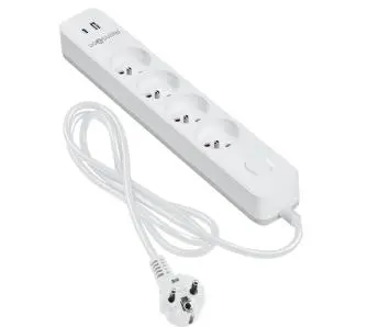 Listwa Reinston ALZ017 4 gniazda 1,5m Biały