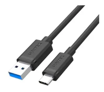 Kabel Unitek Y-C490BK USB-A do USB-C 0,25m Czarny