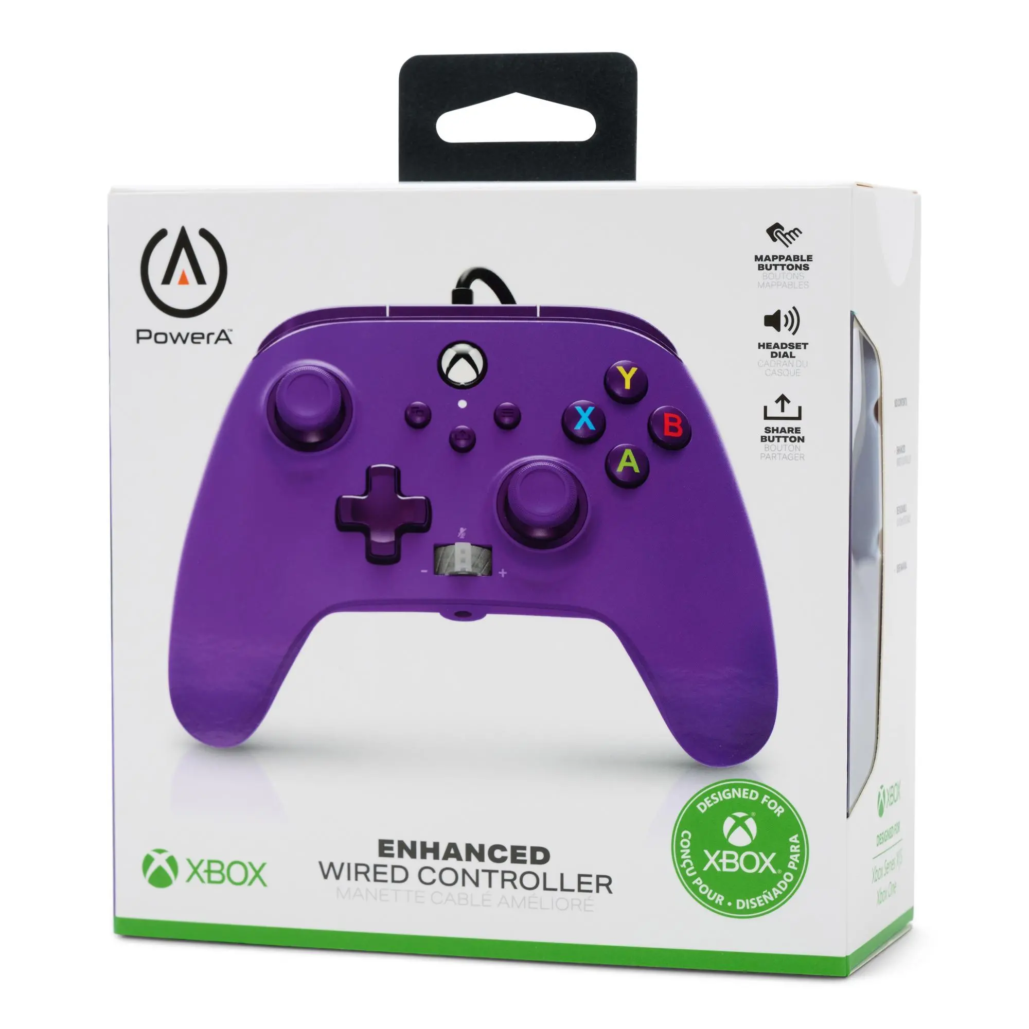 Konsola Xbox Series S 512GB + Pad przewodowy PowerA Enhanced Royal Purple