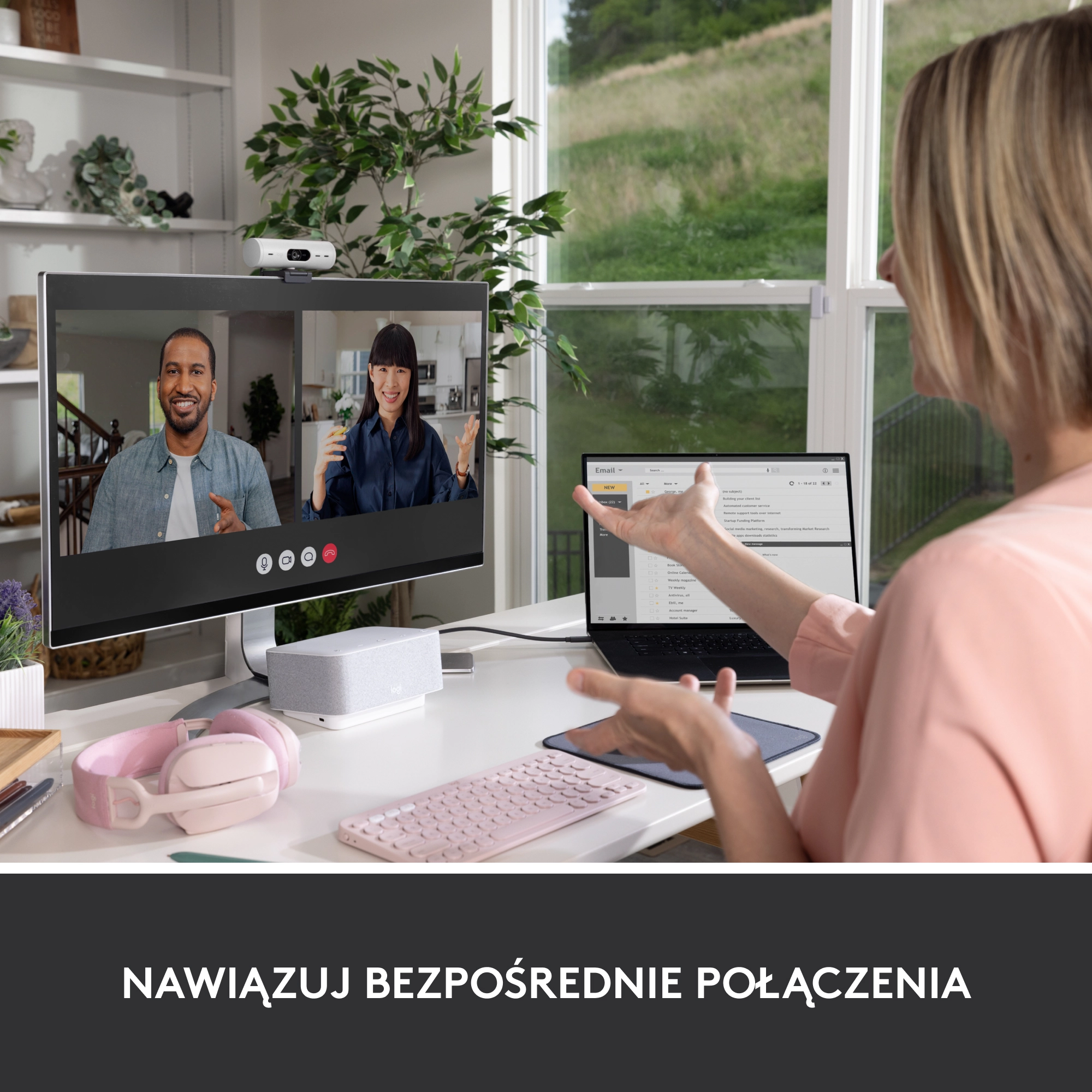 Kamera internetowa Logitech Brio 500 Biały