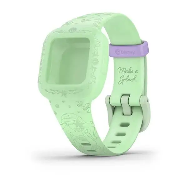 Opaska Garmin Vivofit jr. 3 Disney Mała Syrenka Zielony
