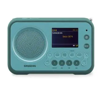 Radioodbiornik Sangean DPR-76BT Radio FM DAB+ Bluetooth Jasnoniebieski