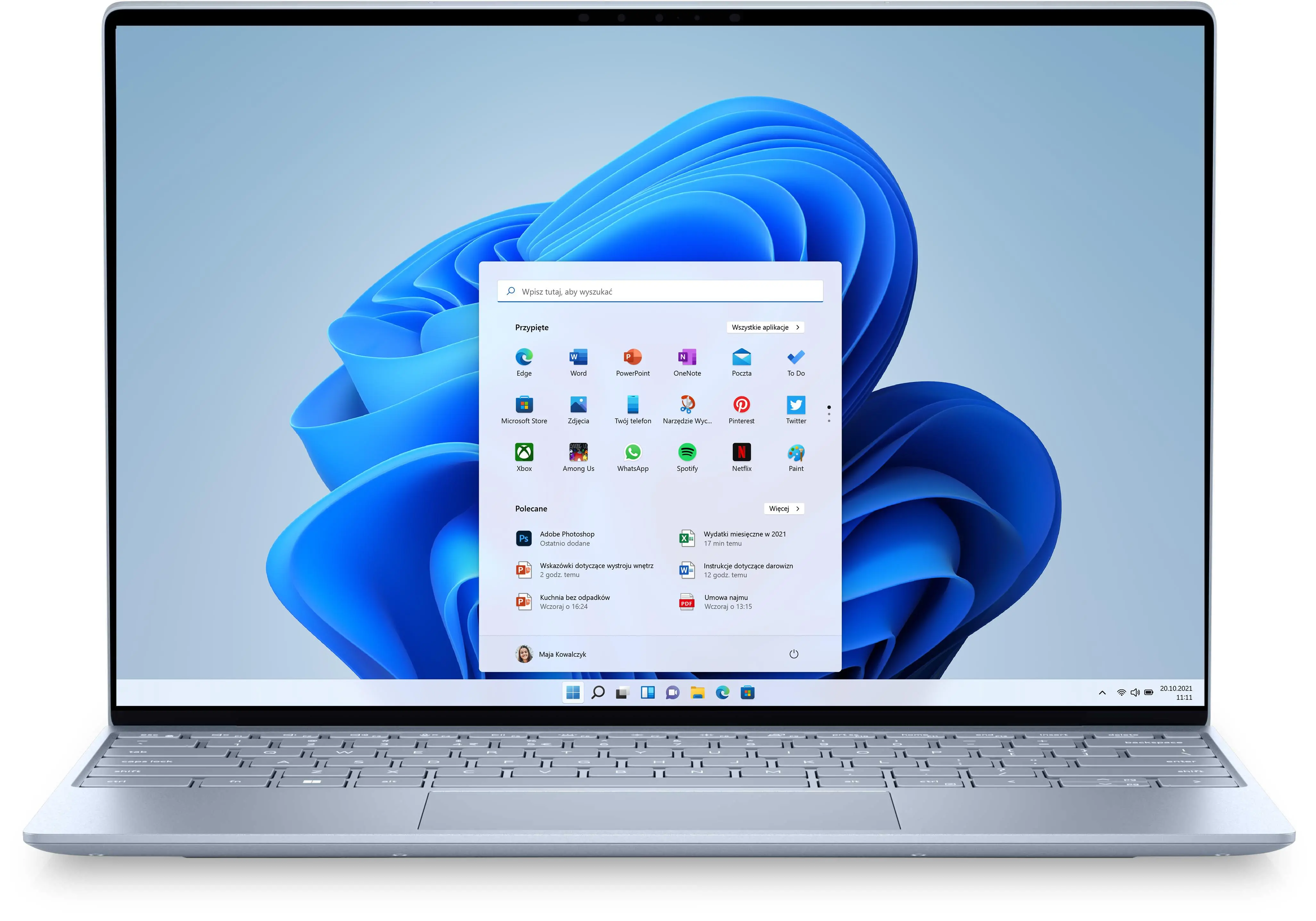 Laptop ultrabook Dell XPS 13 9315-9195 13,4" i5-1230U 16GB RAM 512GB Dysk SSD Win11 Pro Niebieski