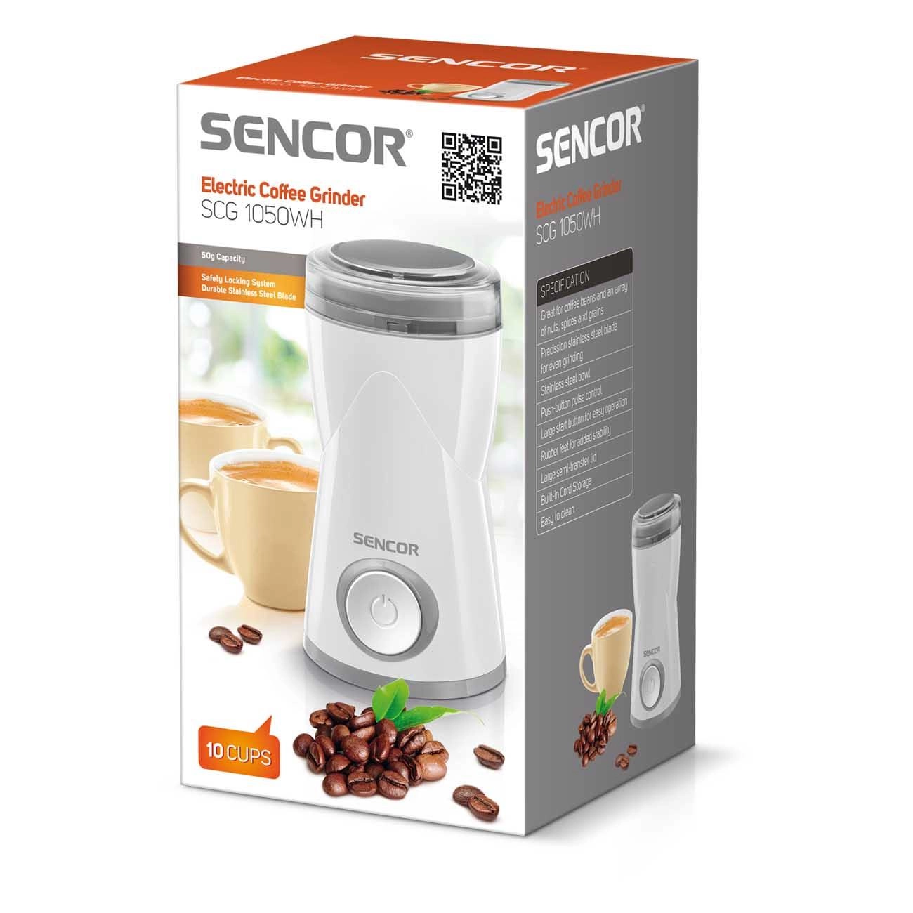 Młynek do kawy Sencor SCG 1050WH