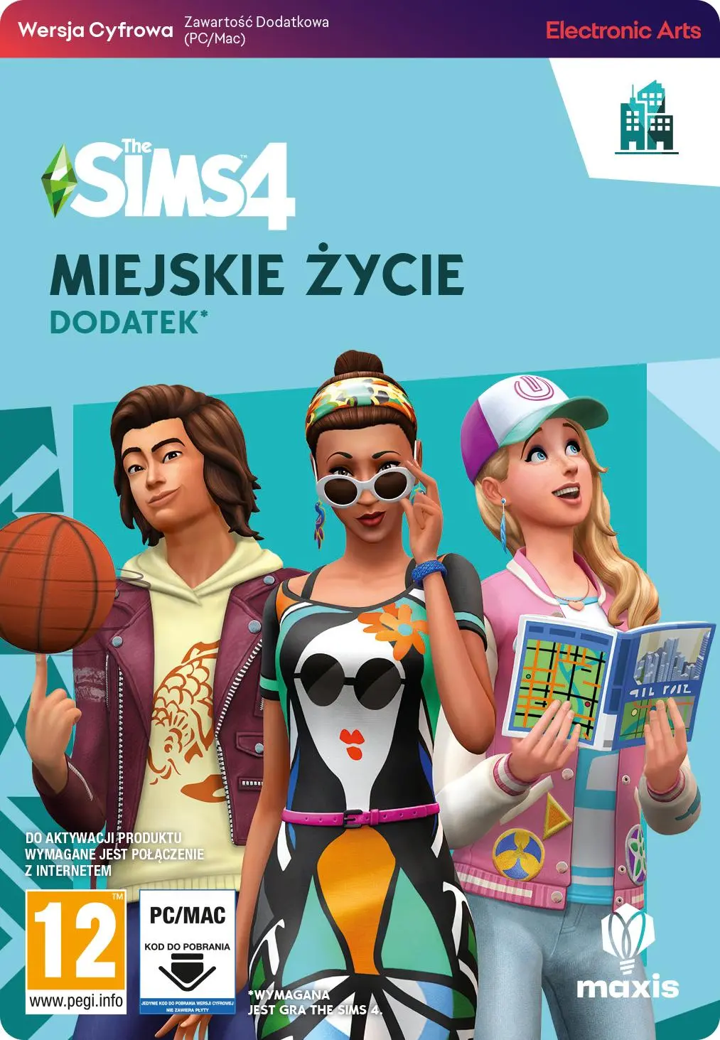 The Sims 4 Miejskie Życie [kod aktywacyjny] PC