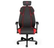 Endorfy Meta Gamingowy do 120kg Skóra ECO Tkanina Czerwony