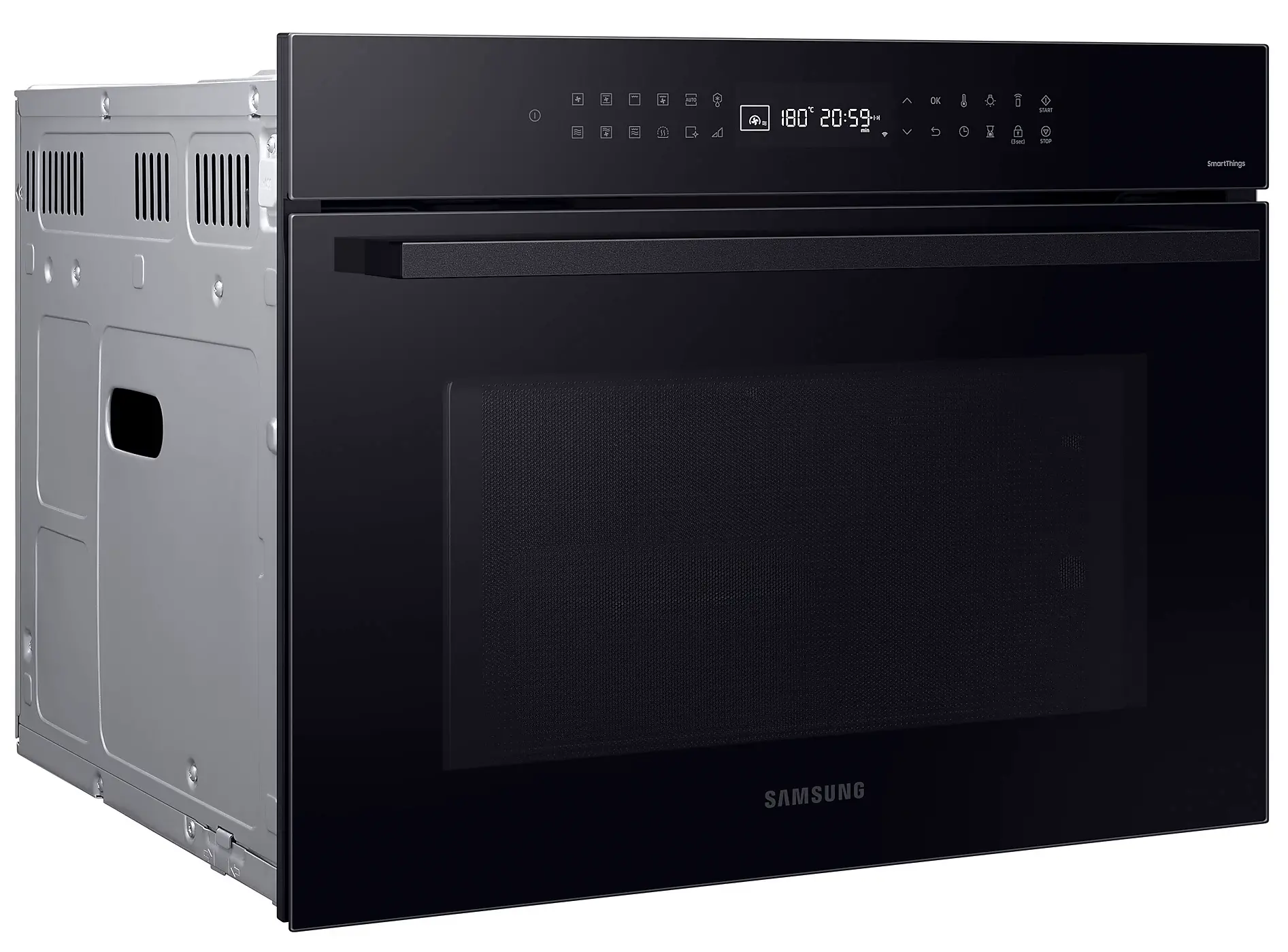 Piekarnik z mikrofalą Samsung NQ5B4353HBK Termoobieg Zdalne sterowanie Czarny