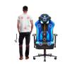 Fotel Diablo Chairs X-Player 2.0 Normal Size Gamingowy do 160kg Skóra ECO Tkanina Czarno-niebieski
