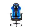Fotel Diablo Chairs X-Player 2.0 Normal Size Gamingowy do 150kg Skóra ECO Tkanina Czarno-niebieski