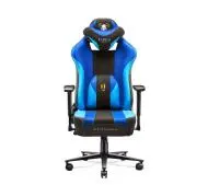 Diablo Chairs X-Player 2.0 Normal Size Gamingowy do 150kg Skóra ECO Tkanina Czarno-niebieski