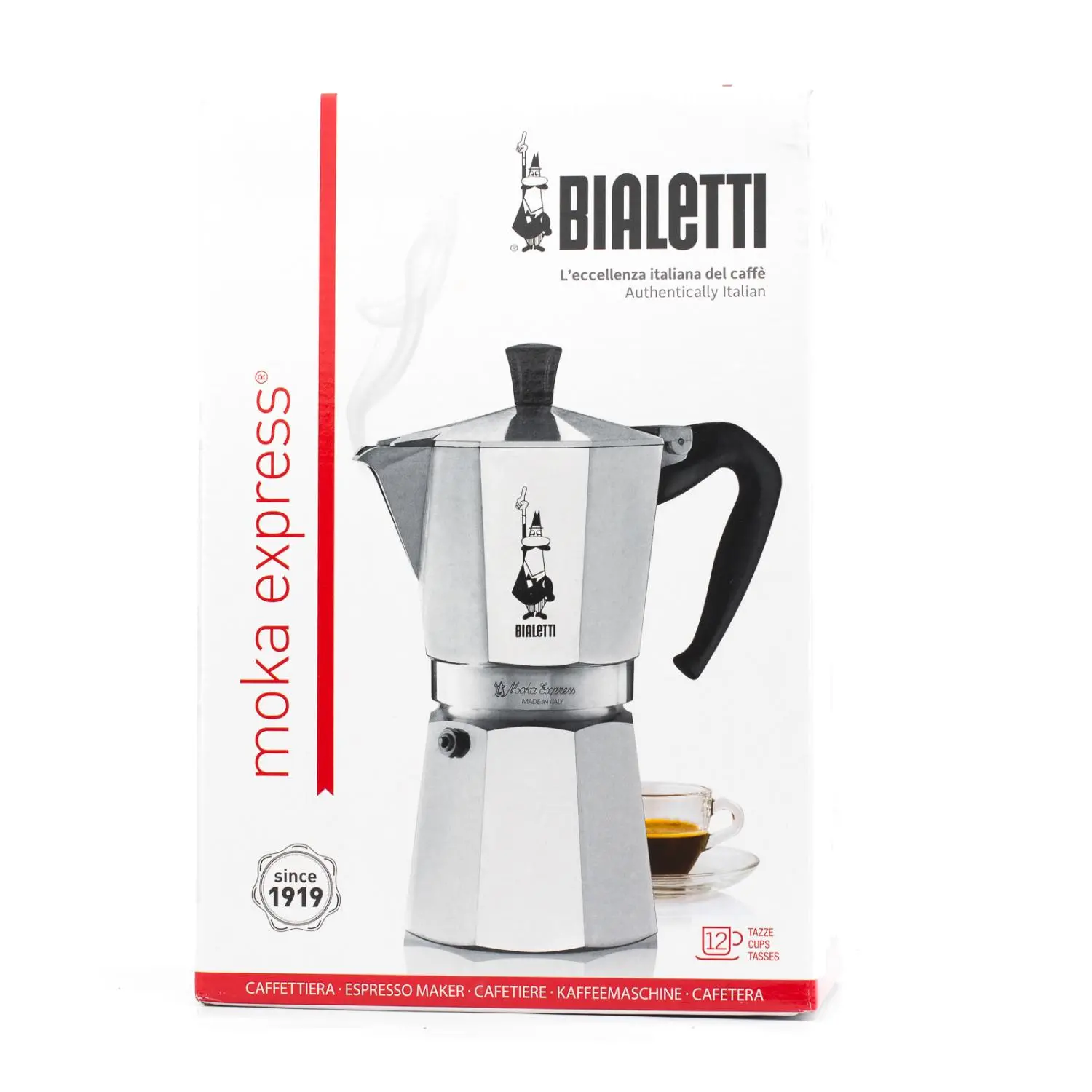 Kawiarka Bialetti Moka Express 12tz 670ml Srebrny