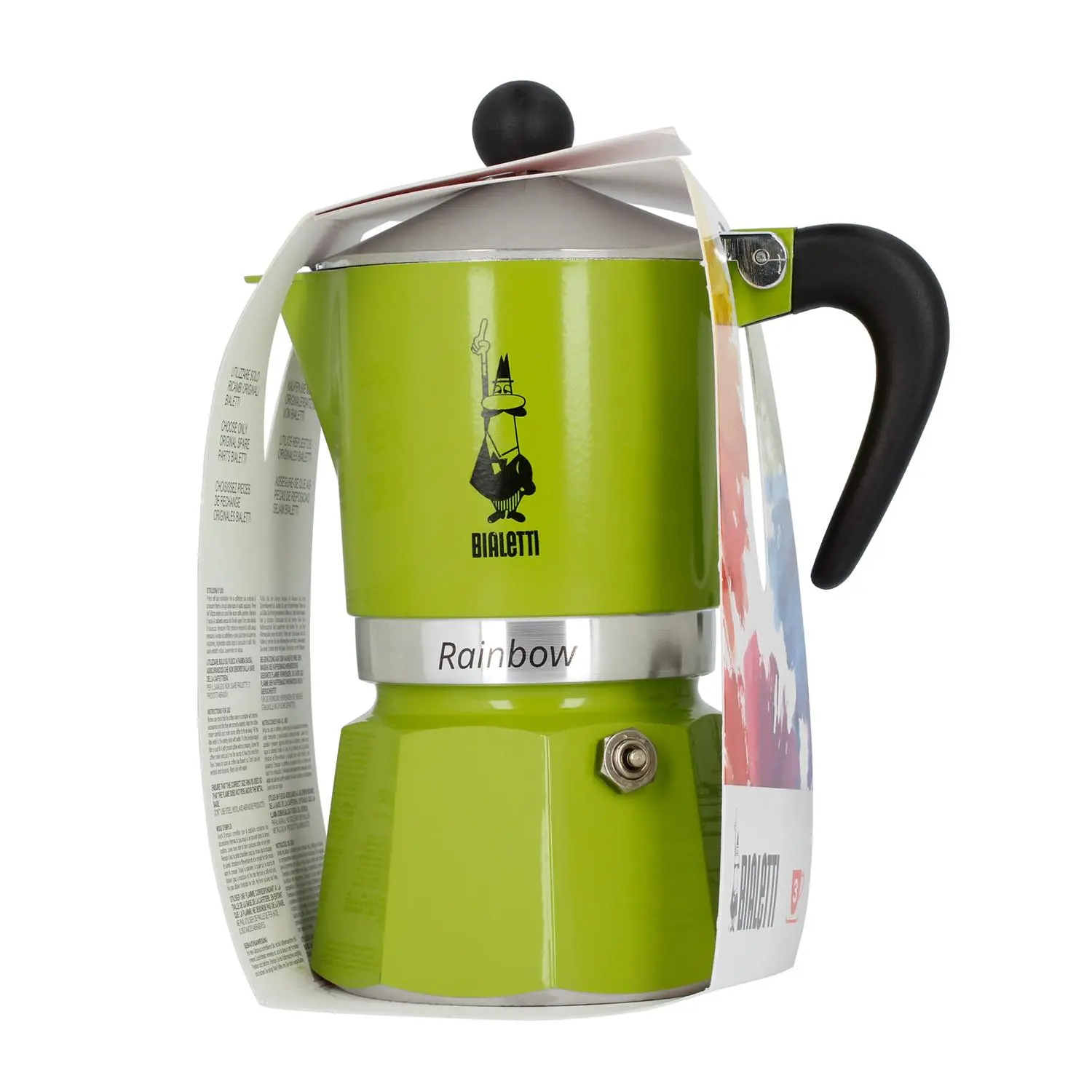 Kawiarka Bialetti Rainbow 3tz 150ml Zielony