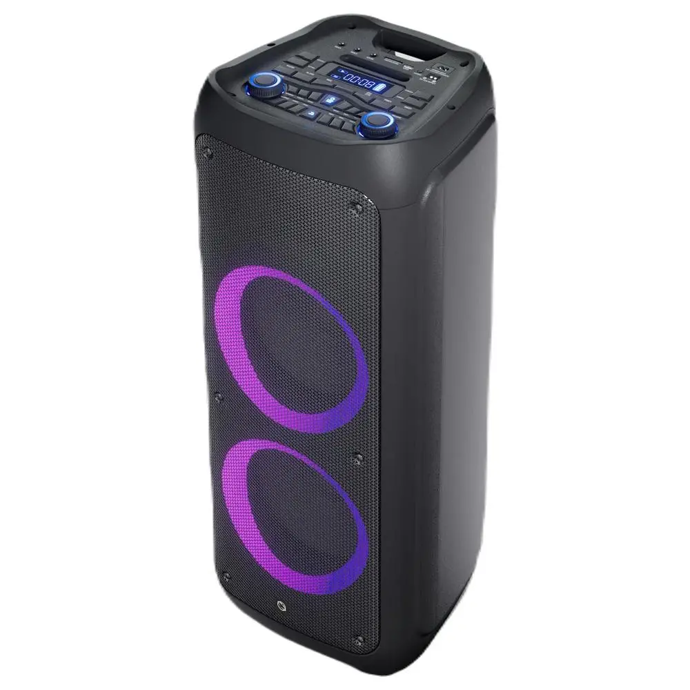 Power Audio Manta SPK5450 300W Bluetooth Radio FM Mikrofon Karaoke Czarny