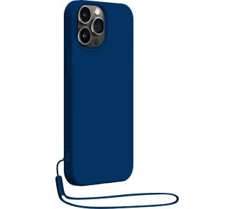 Etui BigBen Silicone Case z paskiem do iPhone 14 Pro Niebieski
