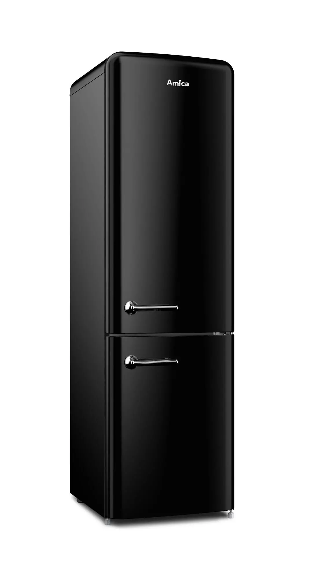 Lodówka Amica FK3495.3FBAA Pełny No Frost 186,5cm Szuflada z kontrolą wilgotności Czarny