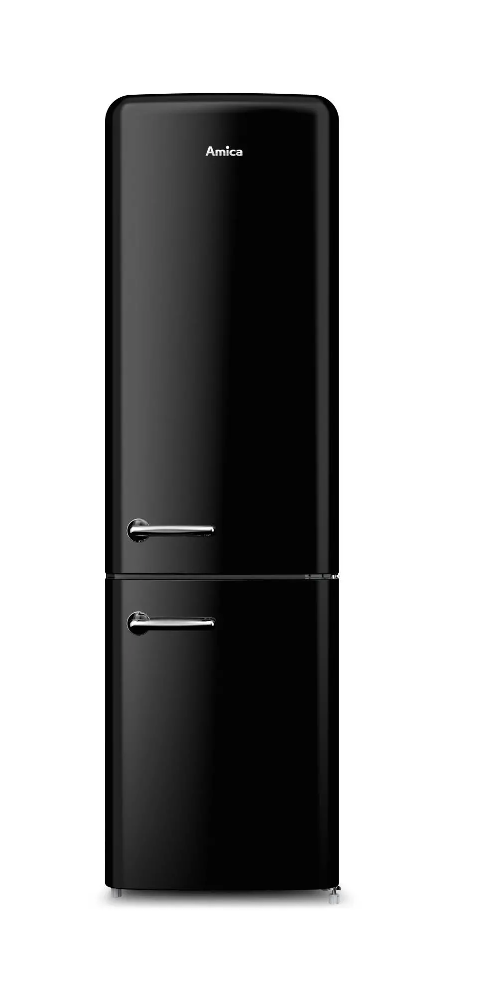 Lodówka Amica FK3495.3FBAA Pełny No Frost 186,5cm Szuflada z kontrolą wilgotności Czarny