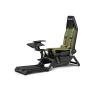 Fotel Next Level Racing NLR-S028 Flight Simulator Boeing Military Edition kokpit do 150kg Czarno-zielony