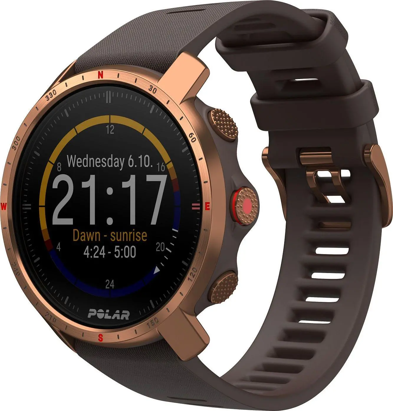 Smartwatch Polar Grit X Pro M/L Brązowy