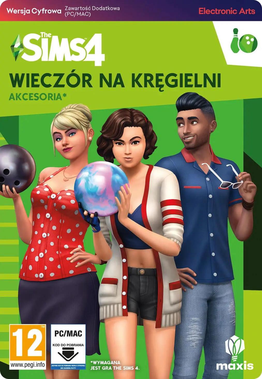 The Sims 4 Wieczór na Kręgielni Akcesoria [kod aktywacyjny] PC