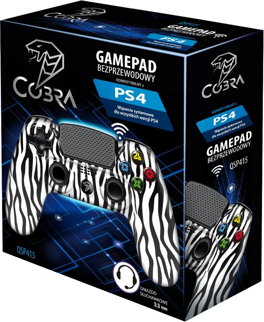Pad Cobra QSP415 do PS4 Bezprzewodowy