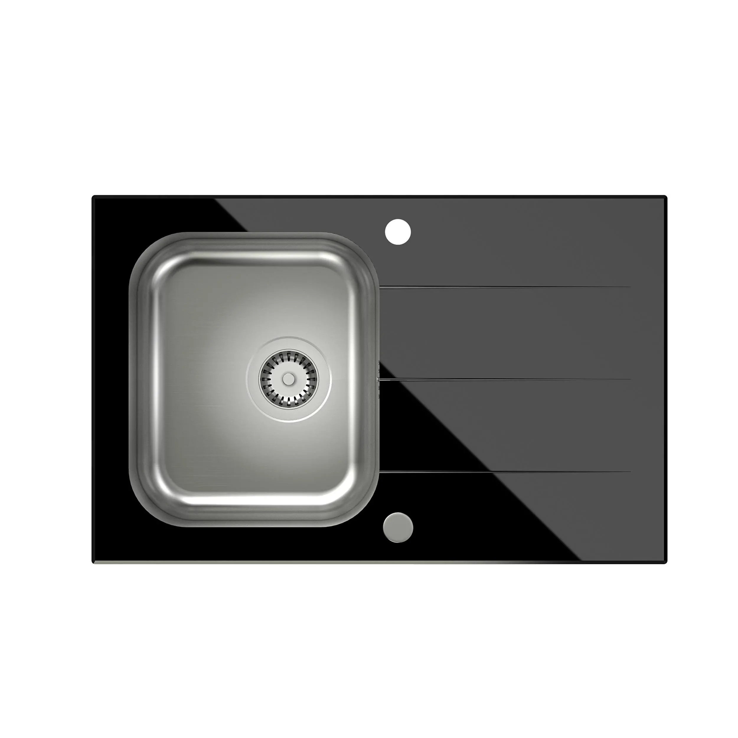 Zlewozmywak Quadron HB7850R80SC_OPT Optima 111 Stalowy Czarny