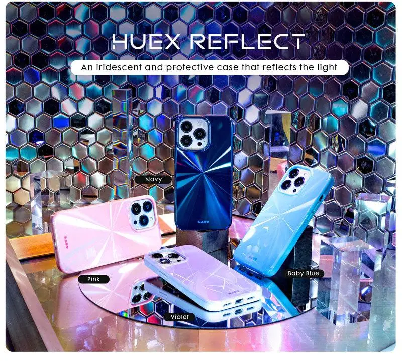 Etui Laut Huex Reflect do iPhone 14 Pro Niebieski