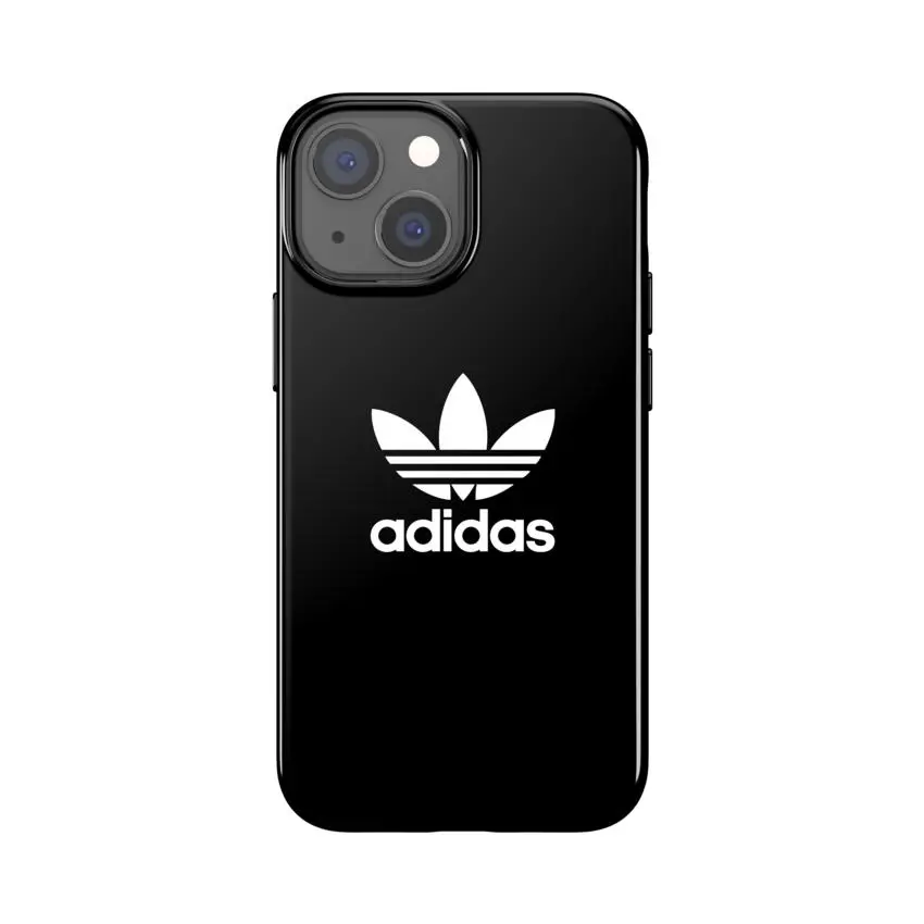 Etui Adidas Snap Case Trefoil błyszcące do iPhone 13 Mini Czarny