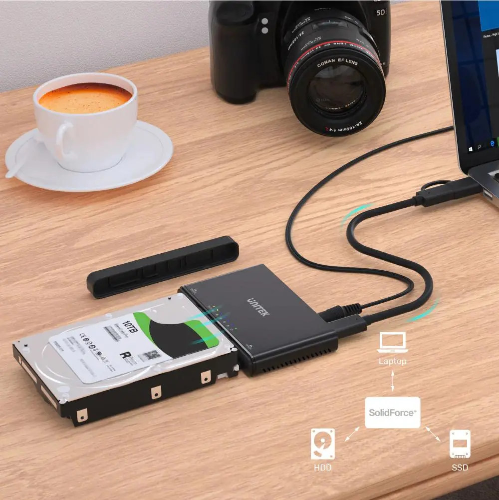 Adapter Unitek S1222A Czarny