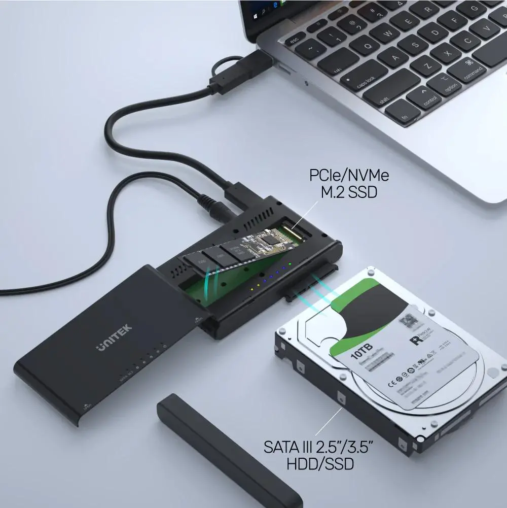 Adapter Unitek S1222A Czarny