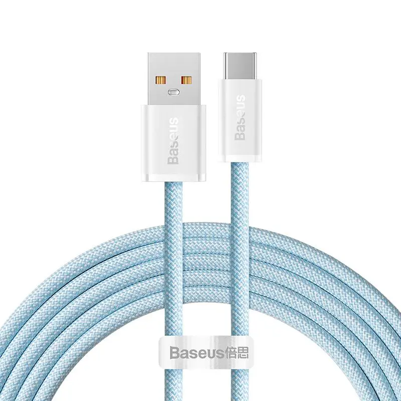 Kabel Baseus USB do USB-C Dynamic Series 100W 2m Niebieski